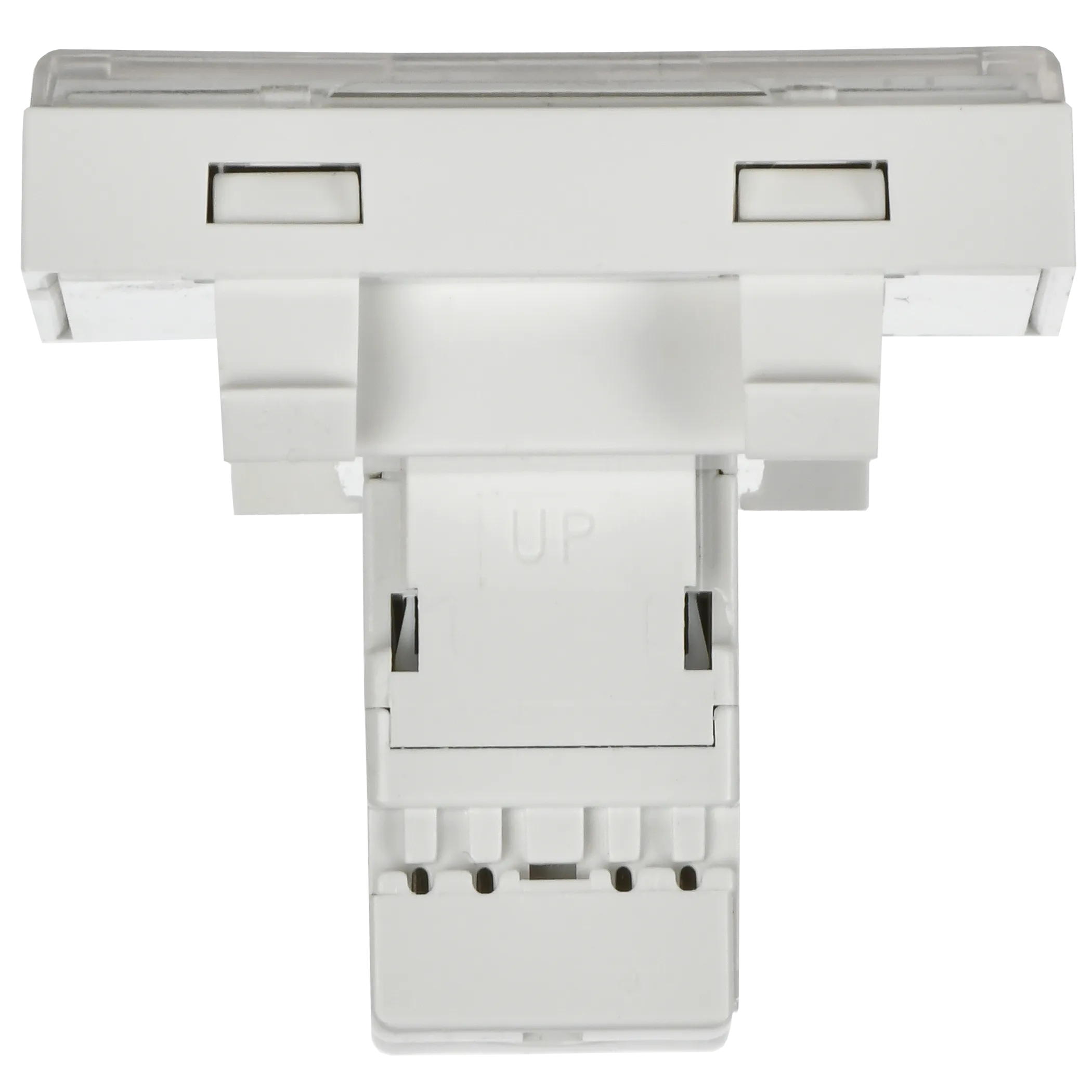 Розетка компьютерная РКИ-20-00-П RJ-45 UTP кат.5e (на 2 модуля) ПРАЙМЕР белая IEK - Фото 4