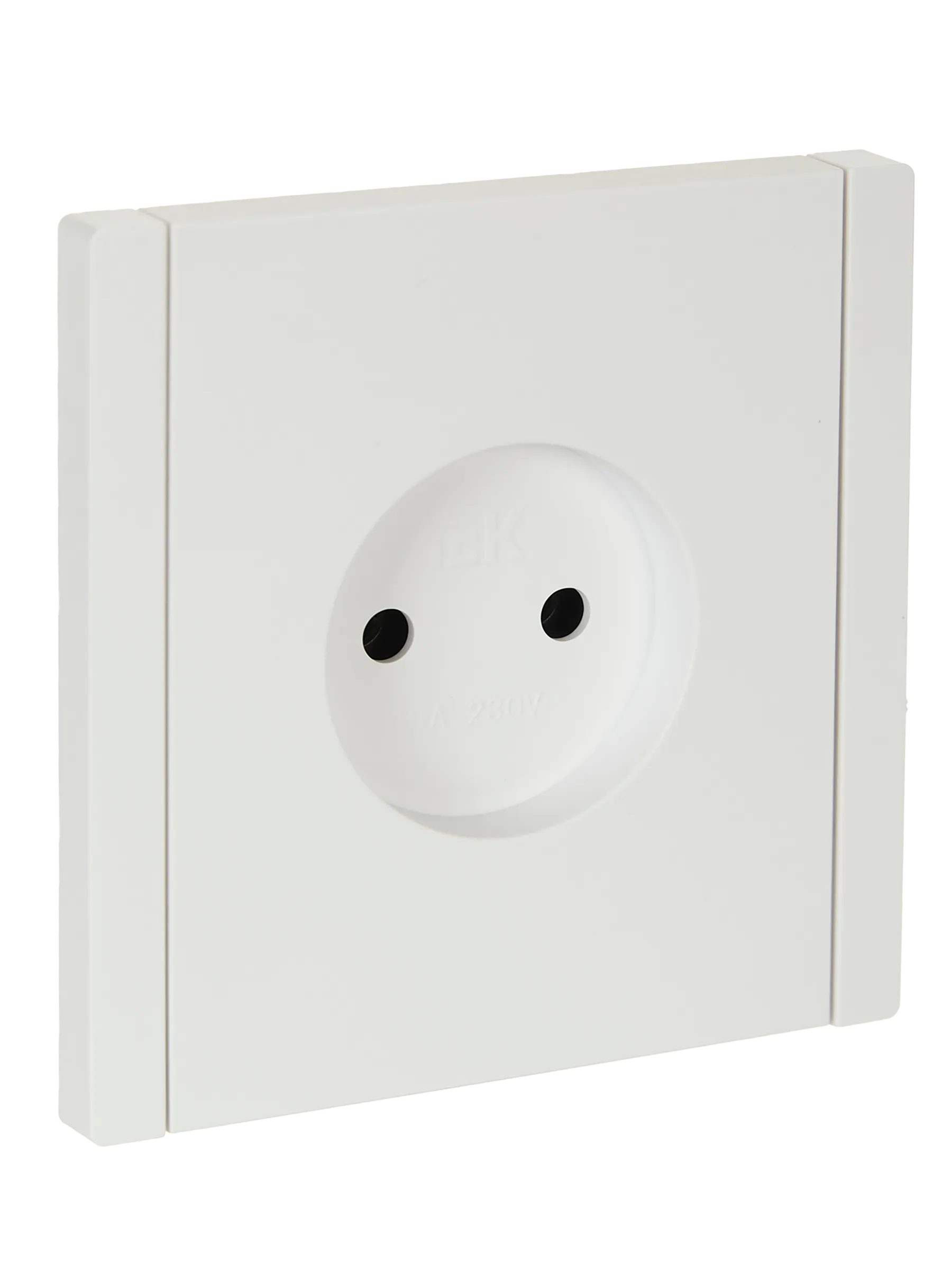 FORTE&PIANO Розетка 1-местная без заземления без защитных шторок винтовое крепление 10А FP218 белый IEK FP-R10-10-K01