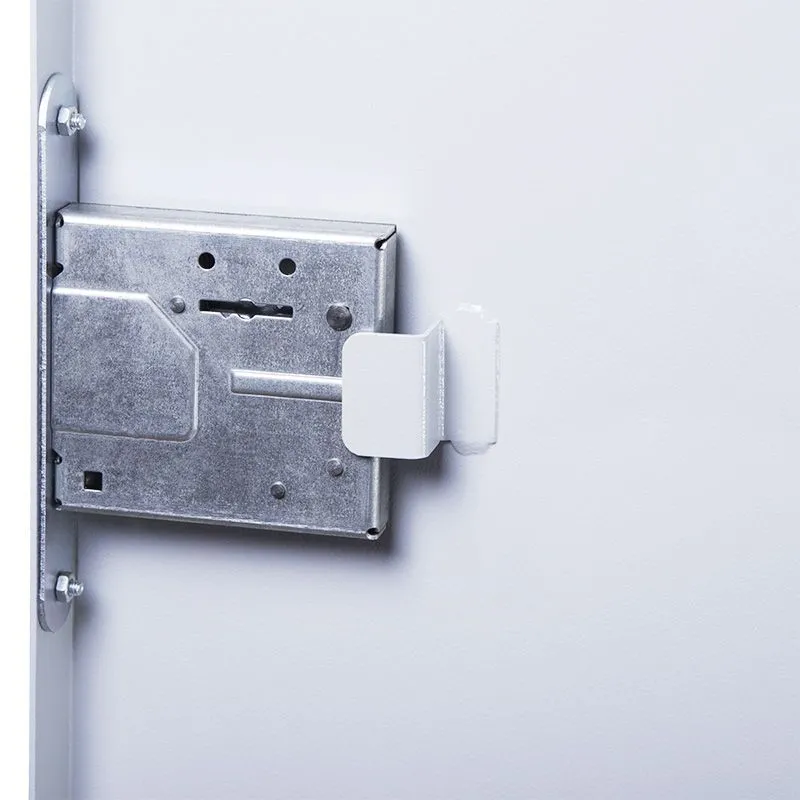 Шкаф настенный 19" АНТИВАНДАЛЬНЫЙ распашной 8U 600×400×450мм, (ШxГxВ) RAL 7035 REXANT - Фото 3