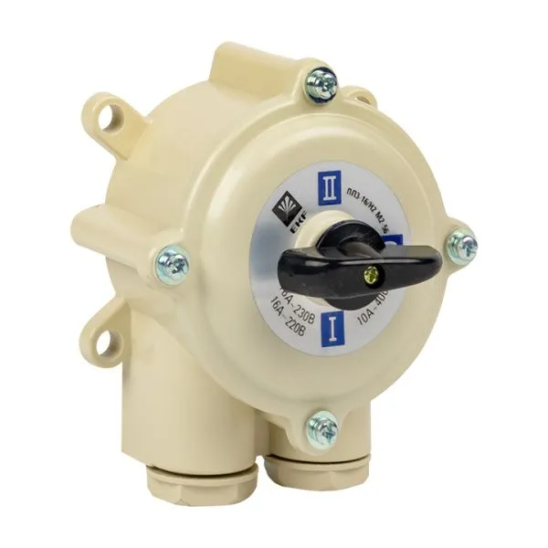 Пакетный переключатель ПП 3-16/Н2 М2 пл. IP56