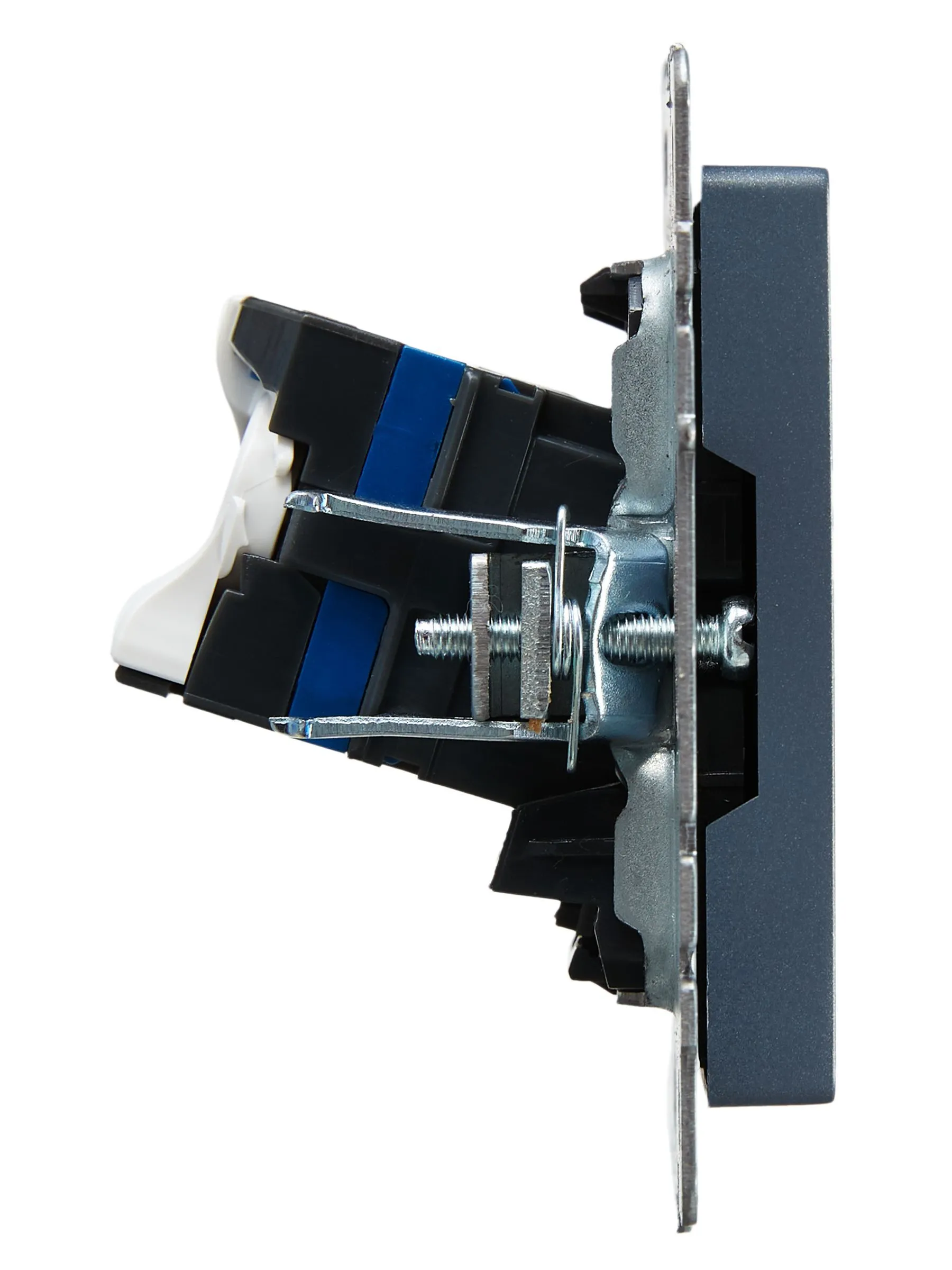 BRITE Розетка компьютерная двойная RJ45 кат.6 РК11-2-БрМ маренго IEK - Фото 7