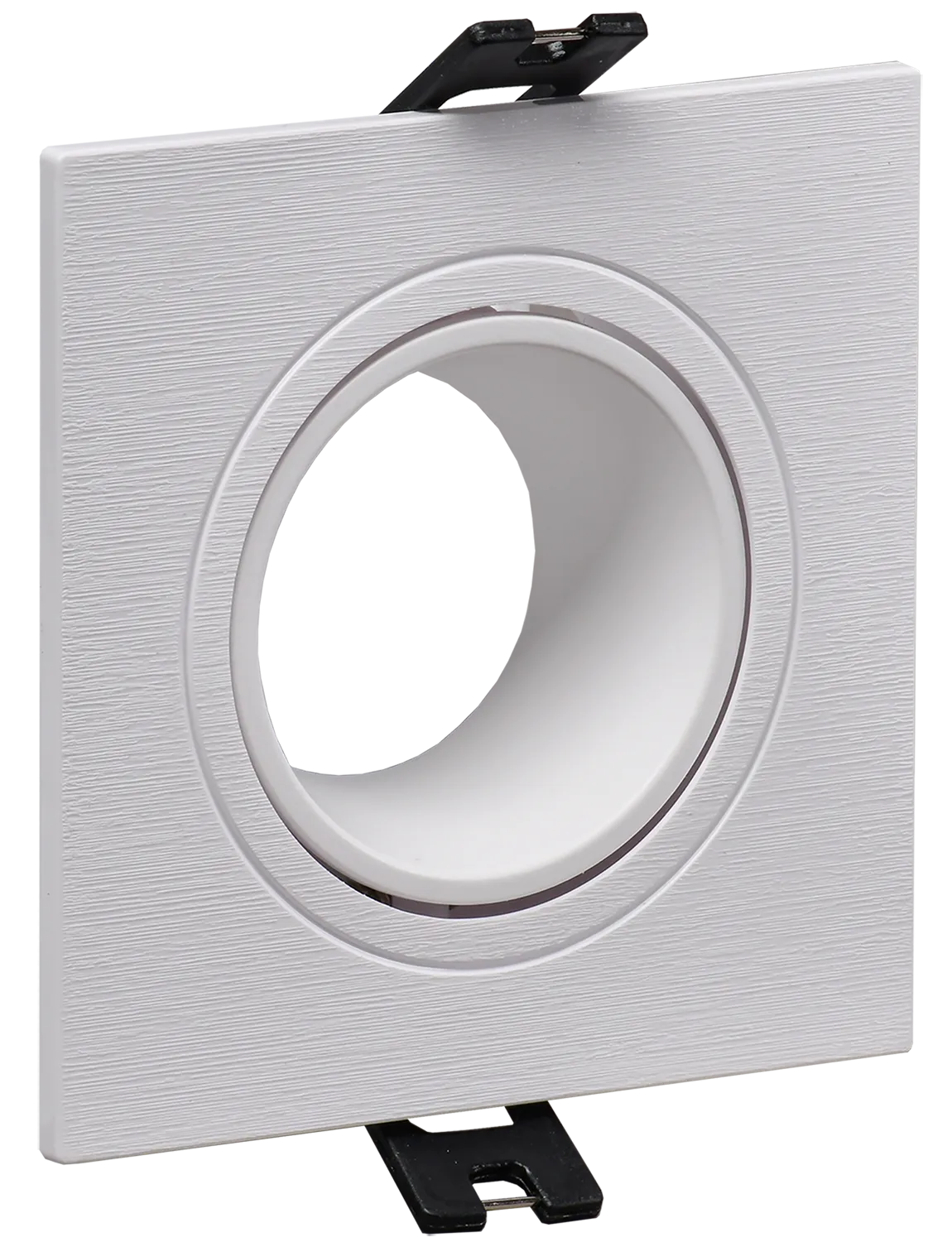 LIGHTING Светильник 4101 встраиваемый под лампу MR16 квадрат пластиковый белый IEK