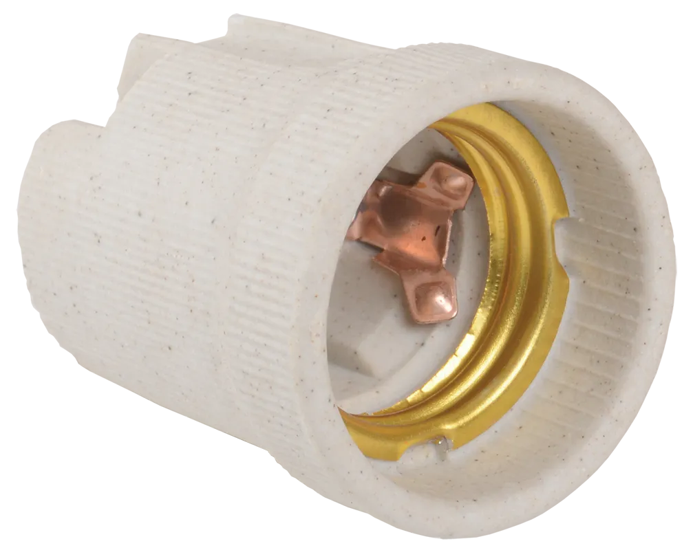 Патрон подвесной Пкр27-04-К43 керамический Е27 (200шт) (стикер на изделии) IEK EPC10-04-01-K01