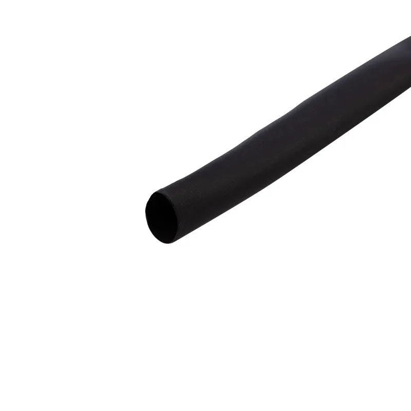 Трубка термоусаживаемая ТУТ нг 4,0/2,0мм, черная, ролик 2,44м REXANT - Фото 2