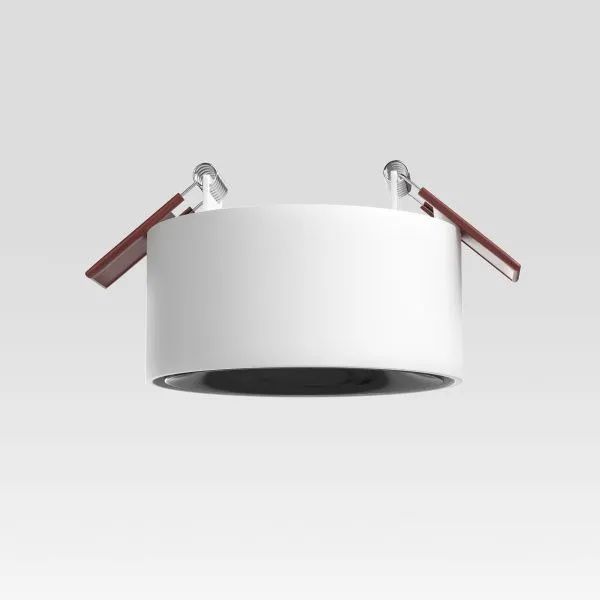 Светильник встраиваемый светодиодный Glam белый/черный 25095/LED Elektrostandard