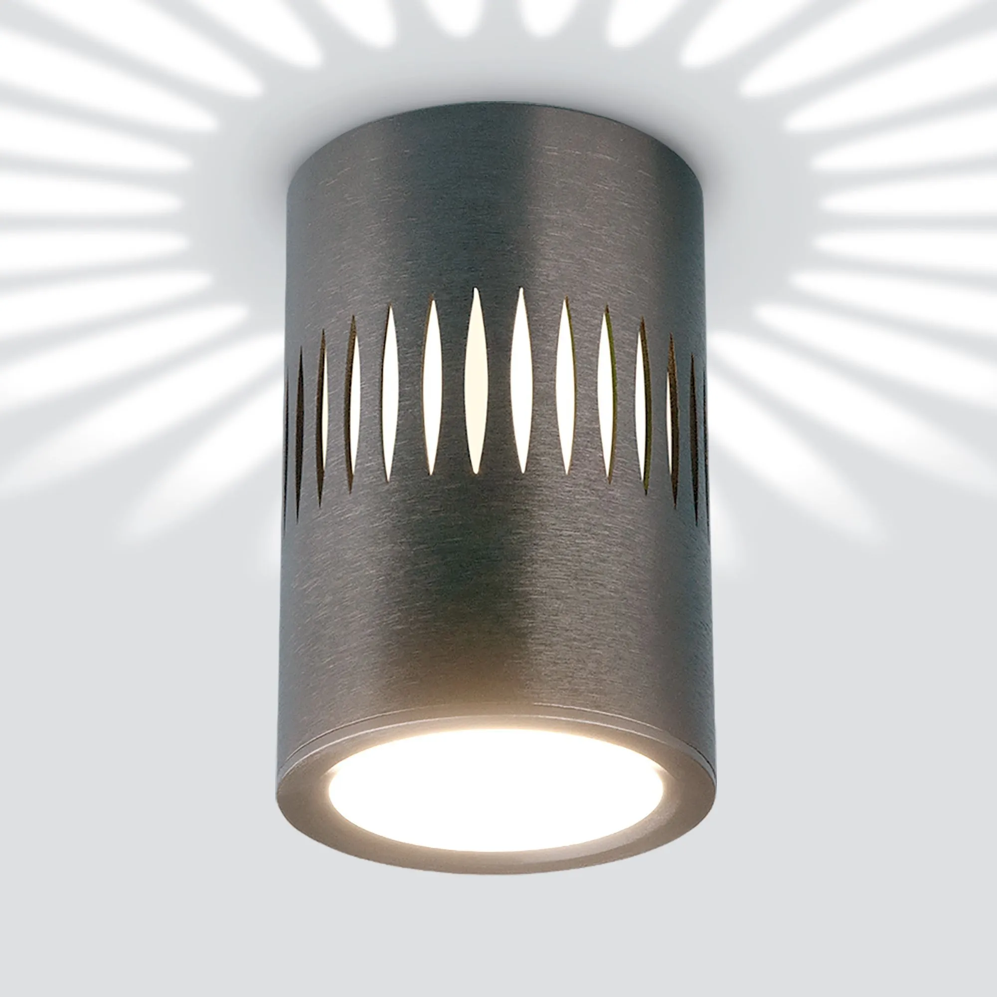 Светильник светодиодный накладной с подсветкой графит DLS026 Elektrostandard - Фото 5