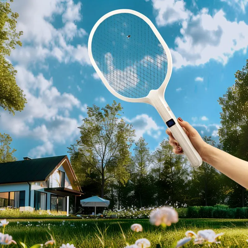 Мухобойка электрическая со счетчиком уничтоженных насекомых REXANT - Фото 2