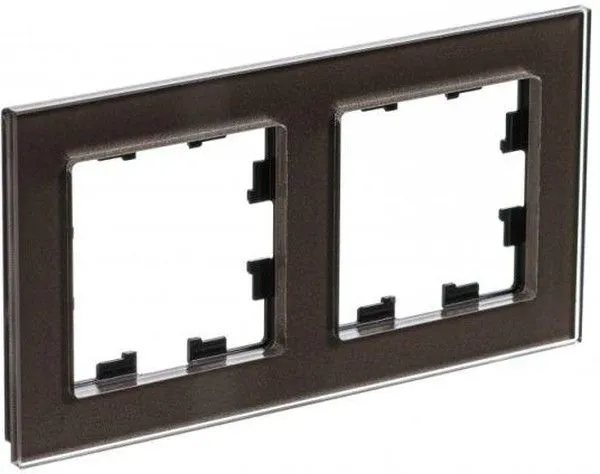 Рамка 2-м AtlasDesign Nature стекло мокко SE ATN320602