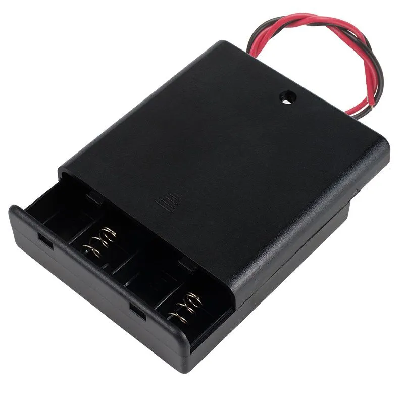 Отсек батарейный BH640, 4хАА (с проводами, закрытый), 1 штука 16-0826-9