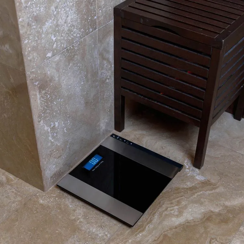 Весы напольные электронные до 180 кг с диагностикой, черные SMART Life REXANT - Фото 2