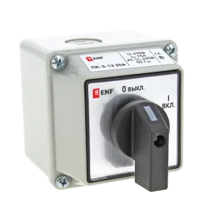 ПК-3-13 25А 3P "ВКЛ-ВЫКЛ" IP54 EKF pk-3-13-25