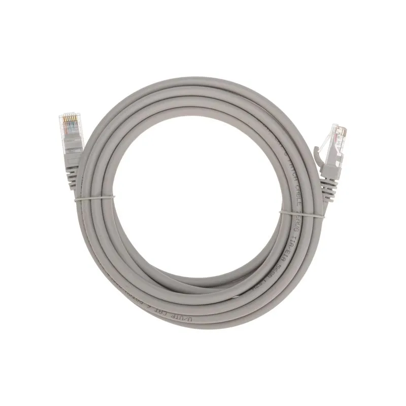 Патч-корд U/UTP, CAT 6, RJ45-RJ45, 26AWG, LSZH, серый, 3м REXANT