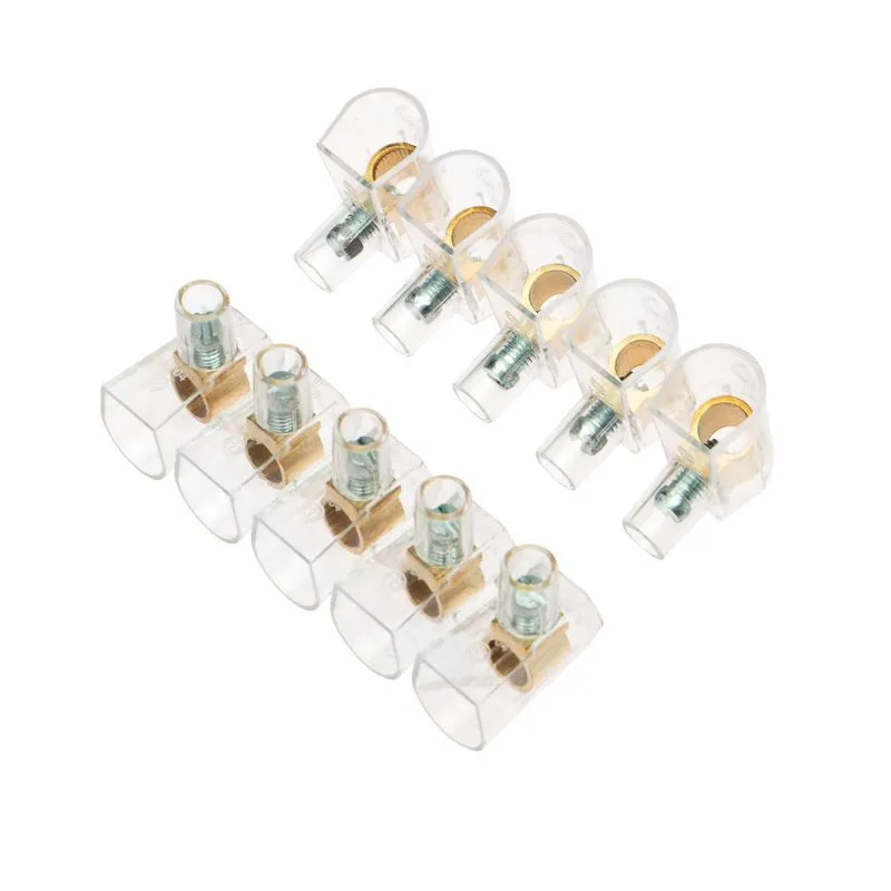 Концевой зажим винтовой изолированный КЗВИ 10 мм² (5х1) (10 шт./уп.) REXANT 