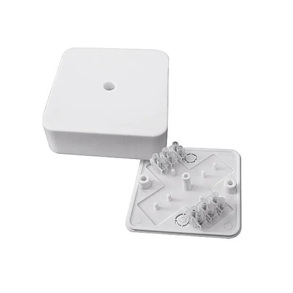 Коробка разветвительная КМР-030-030кг наружная (75х75х26) белая с клеммником EKF