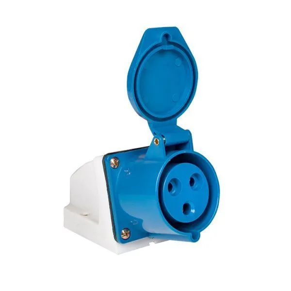 Роз. стац. наруж. 113 2Р+РЕ 16А 220В IP44 EKF - Фото 3