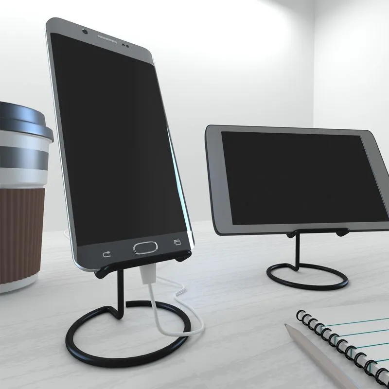 Держатель для смартфонов и планшетов, настольный, черный REXANT - Фото 3