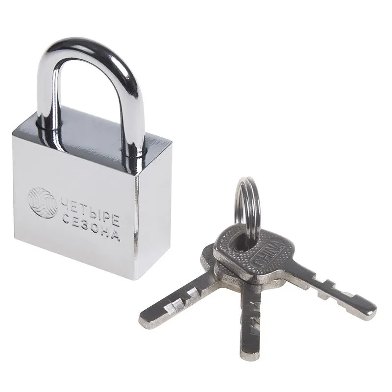 Замок навесной серия «Сталь» 30 мм ЧЕТЫРЕ СЕЗОНА 79-0033