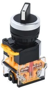 Переключатель D8-11X2 на 2 положения 1з+1р черный IEK BSW30-11X2-3-24-2-K02