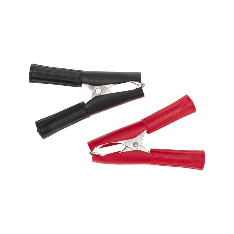 Зажим крокодил в изоляторе, длина 75мм, ток 30A, 2 шт., пакет БОПП REXANT - Фото 2