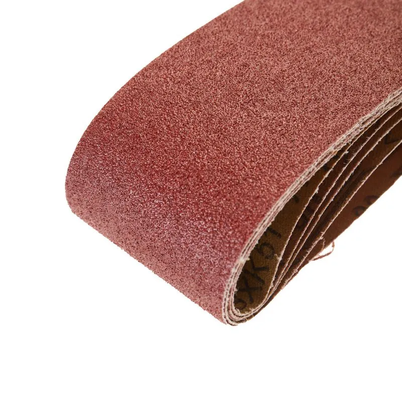 Лента шлифовальная бесконечная, 75х457мм, P80 (5 шт/уп) KRANZ - Фото 3