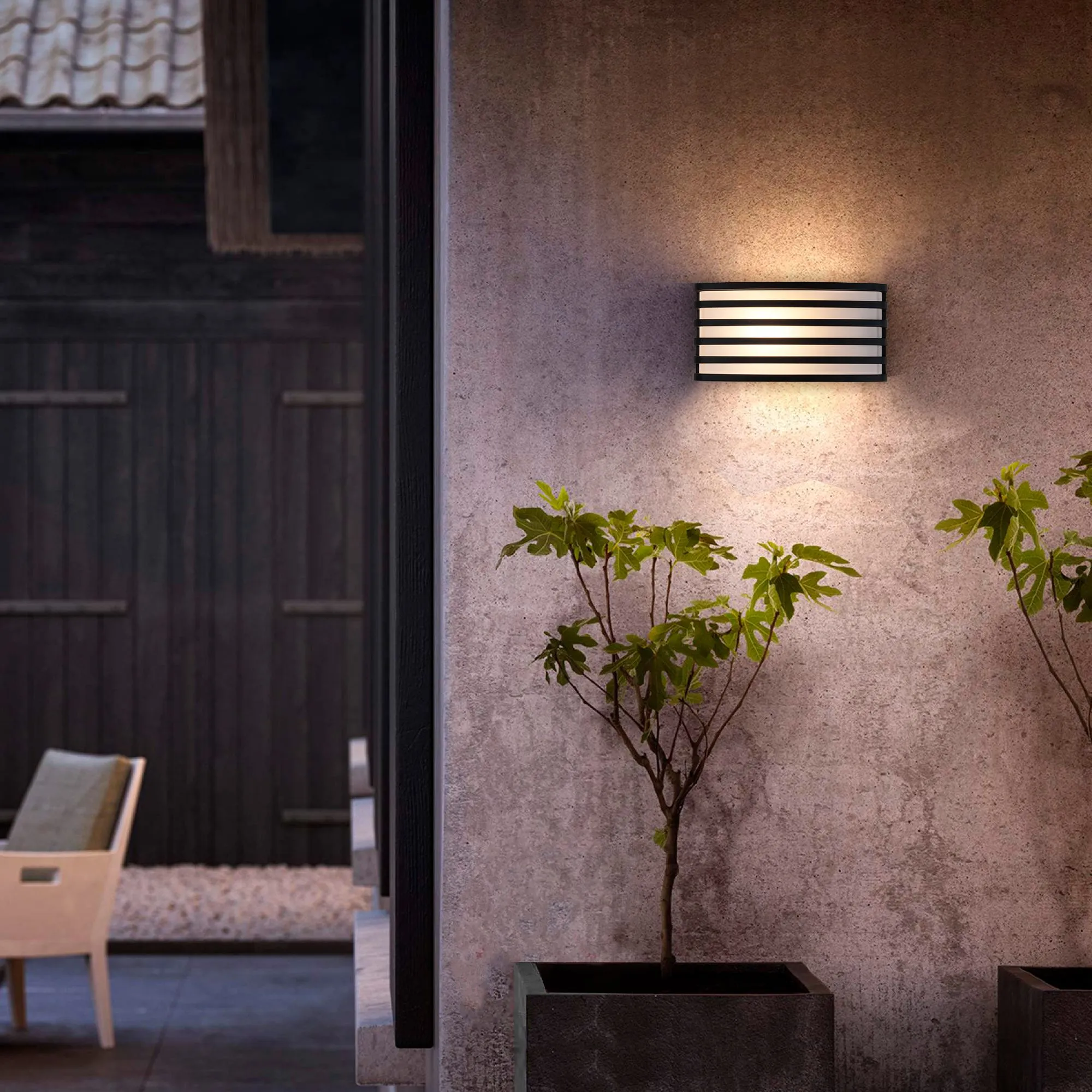 Светильник уличный настенный 1409 TECHNO чёрный Elektrostandard - Фото 3