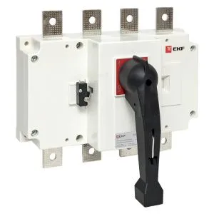 Рубильник-выключатель 630A 4P c рукояткой управления для прямой установки PowerSwitch EKF 