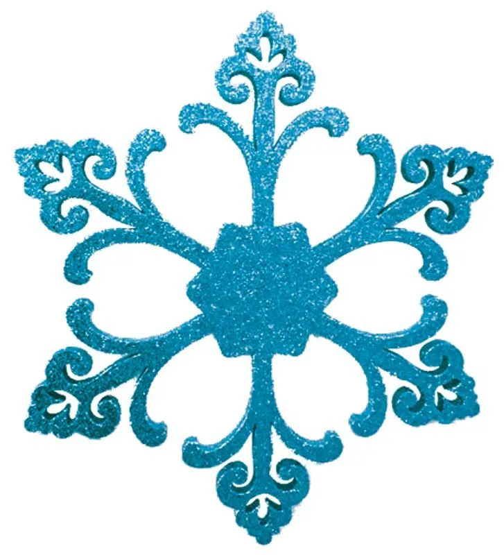 Елочная фигура Снежинка Морозко, 66 см, цвет синий 502-372