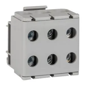 Клемма тройная КСВ 16-50 серая EKF plc-kvs3-16-50-grey