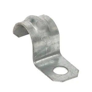 Скоба метал. однолапковая d14-15 мм (10 шт) EKF PROxima sm-1-14-15-r