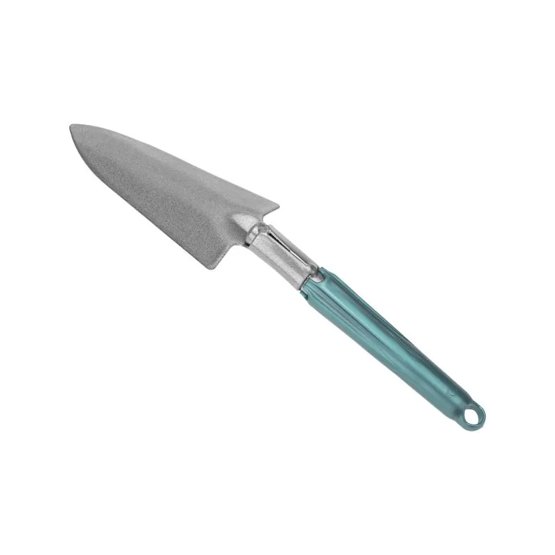 Совок садовый узкий с цельнометаллической ручкой покрытой пластиком ЧЕТЫРЕ СЕЗОНА - Фото 3