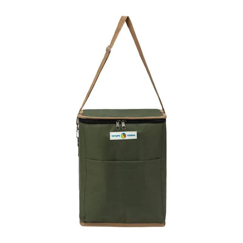 Сумка-холодильник (термосумка) 15л, 2 слоя утепления ЧЕТЫРЕ СЕЗОНА - Фото 5