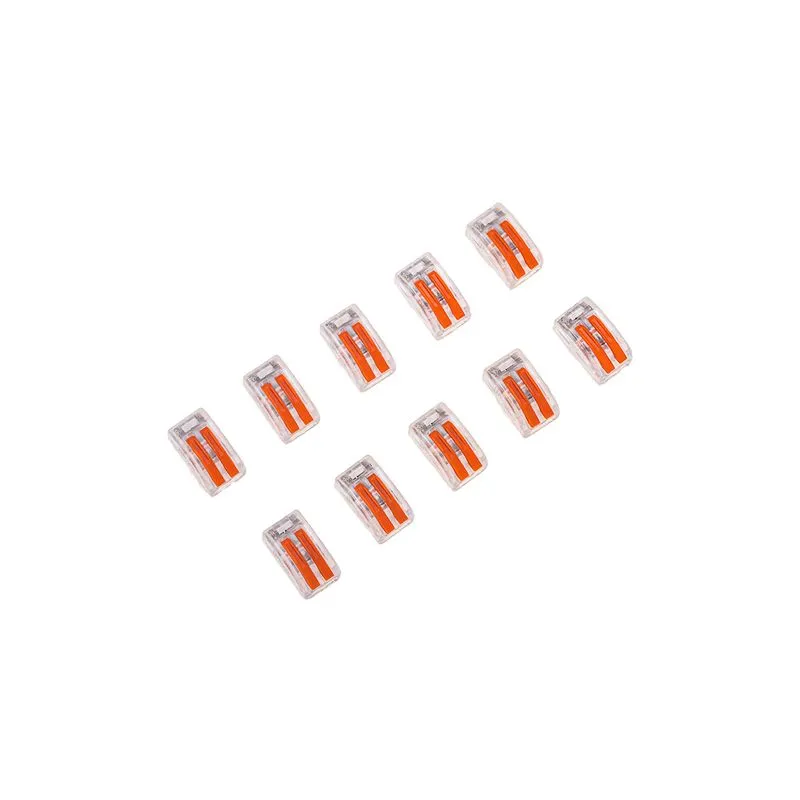 Универсальная клемма СМК 222-412, 2-проводная прозрачная 0,08-2,5/4 мм² (блистер 10 шт/уп) REXANT - Фото 5