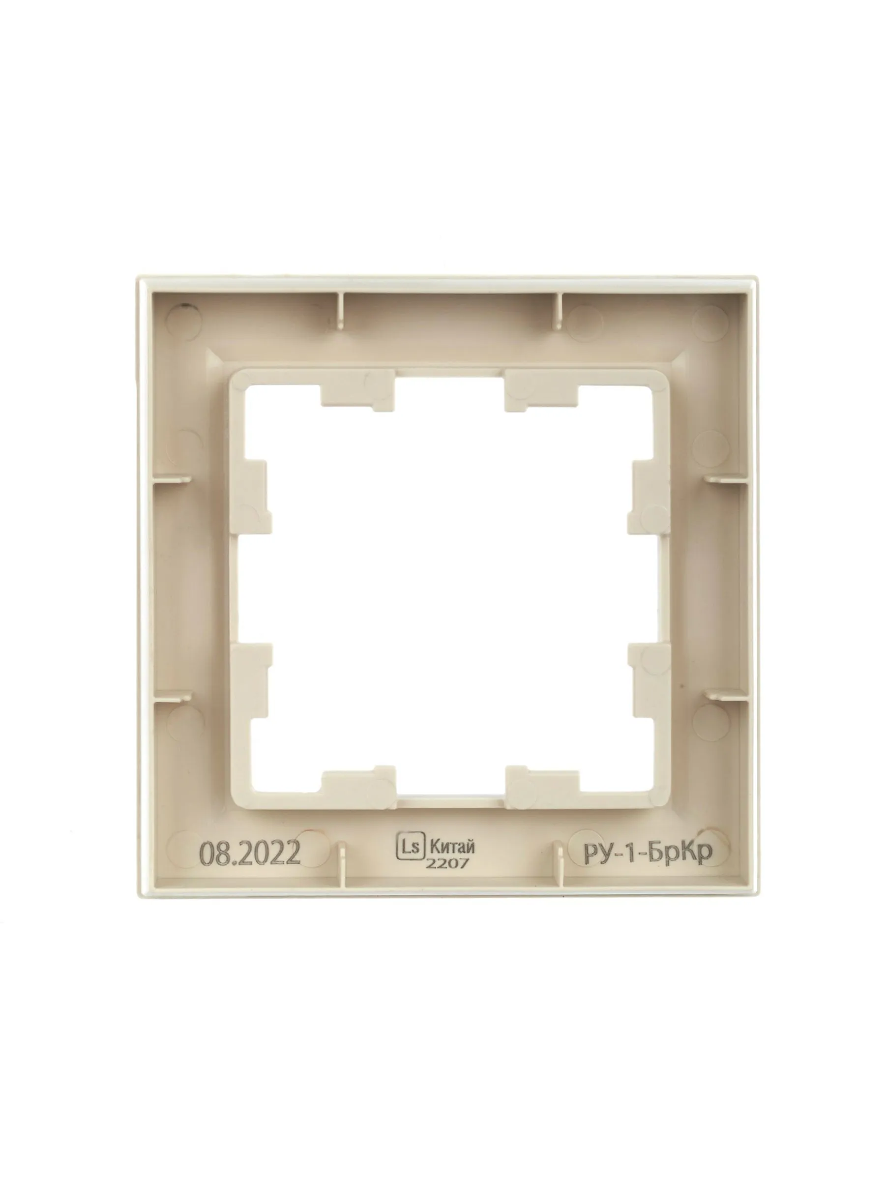 BRITE Рамка 1-местная РУ-1-БрКр бежевый IEK - Фото 6