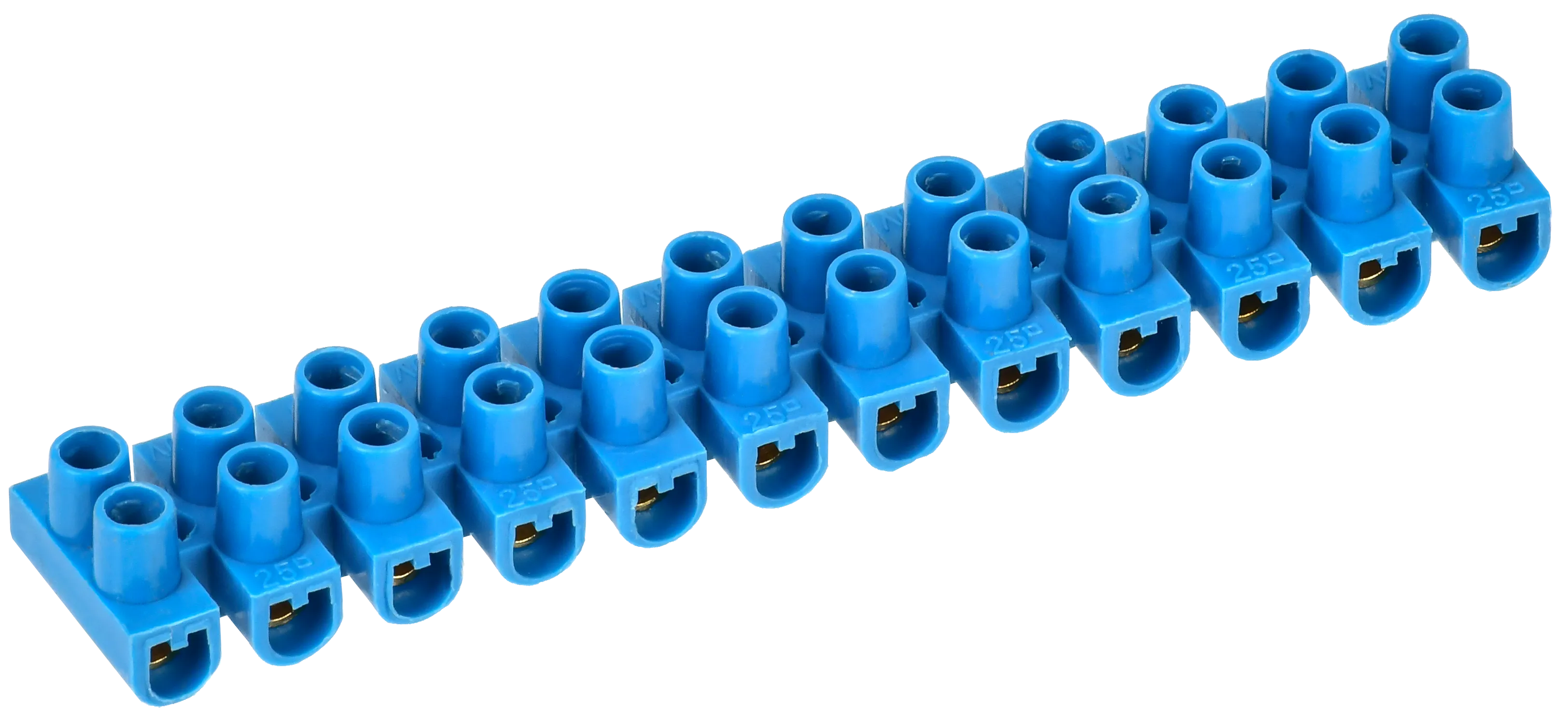 Зажим контактный винтовой ЗВИ-3 н/г 1,0-2,5мм2 12пар синий IEK