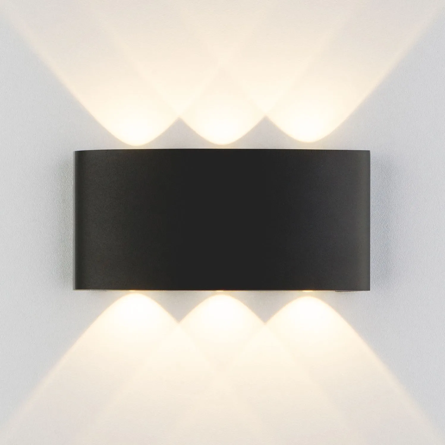 Светильник светодиодный уличный настенный 1551 TECHNO LED TWINKY TRIO черный 1551 TECHNO LED черный  - Фото 2