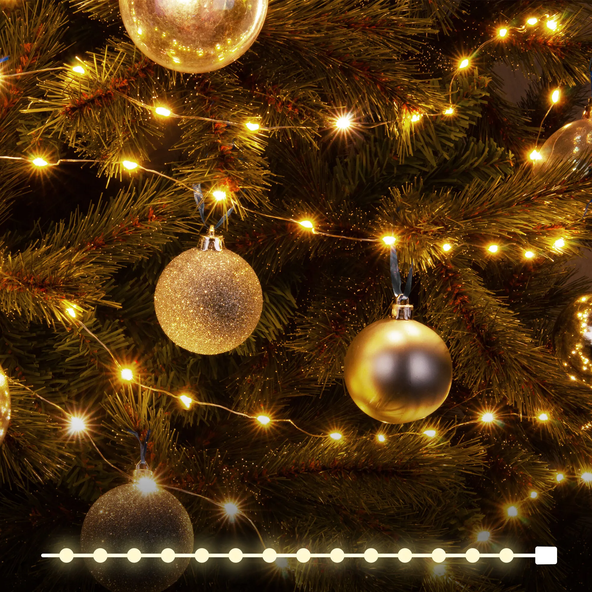 Гирлянда бытовая электрическая нить 400-009 теплый белый 10 м IP20 400-009 Elektrostandard Eurosvet