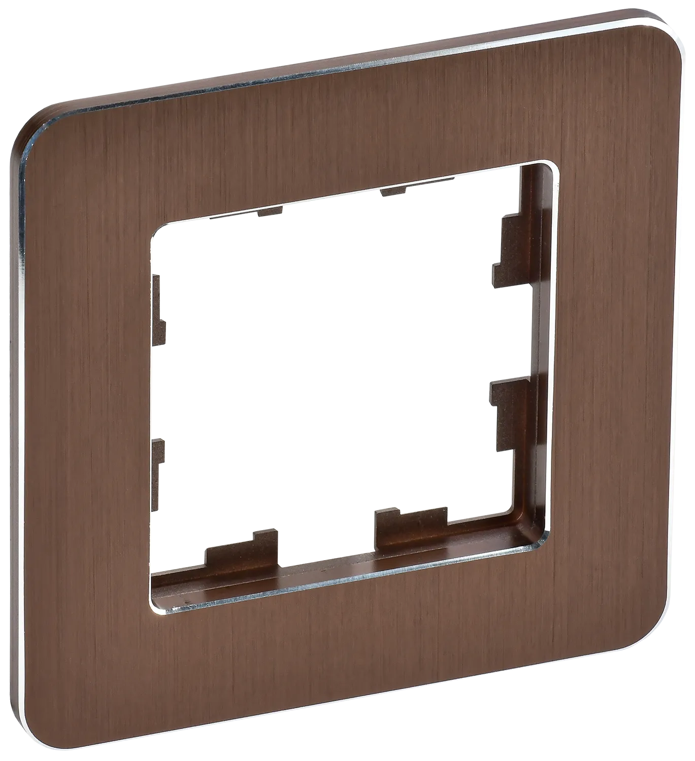 BRITE Рамка 1-местная РУ-1-1-Бр металл коричневый RE AL IEK