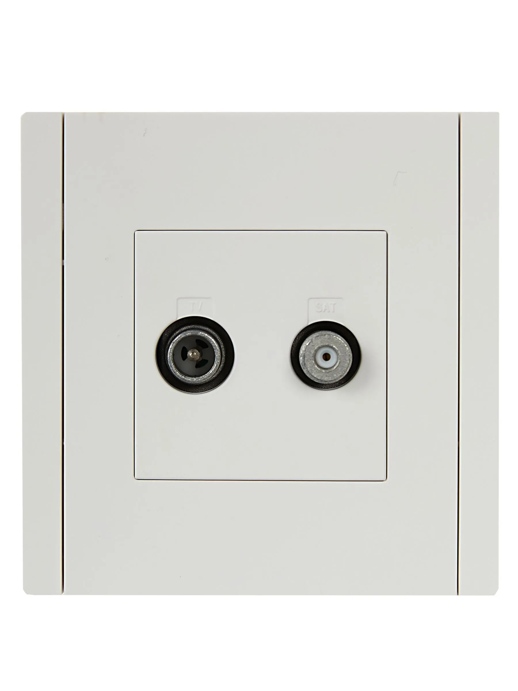 FORTE&PIANO Розетка двойная TV+SAT FP238 белый IEK - Фото 4