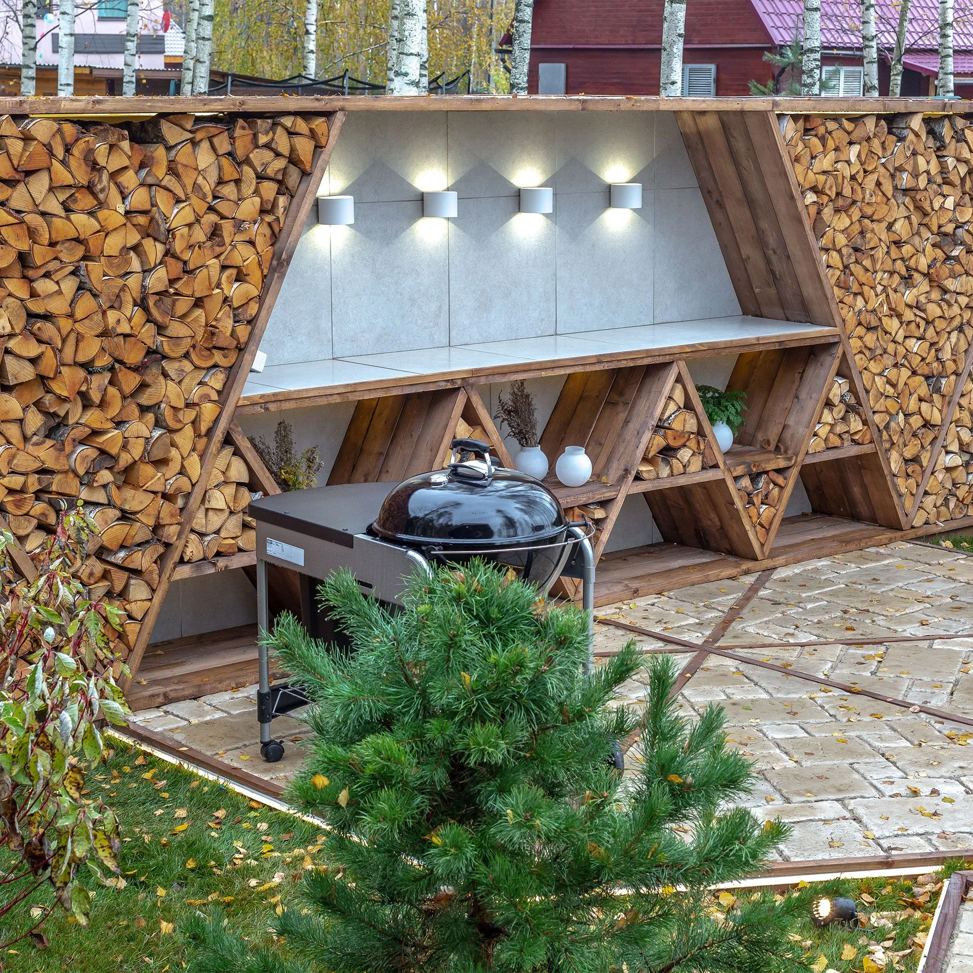 Светильник светодиодный уличный настенный Blade белый 1518 TECHNO LED Elektrostandard - Фото 6