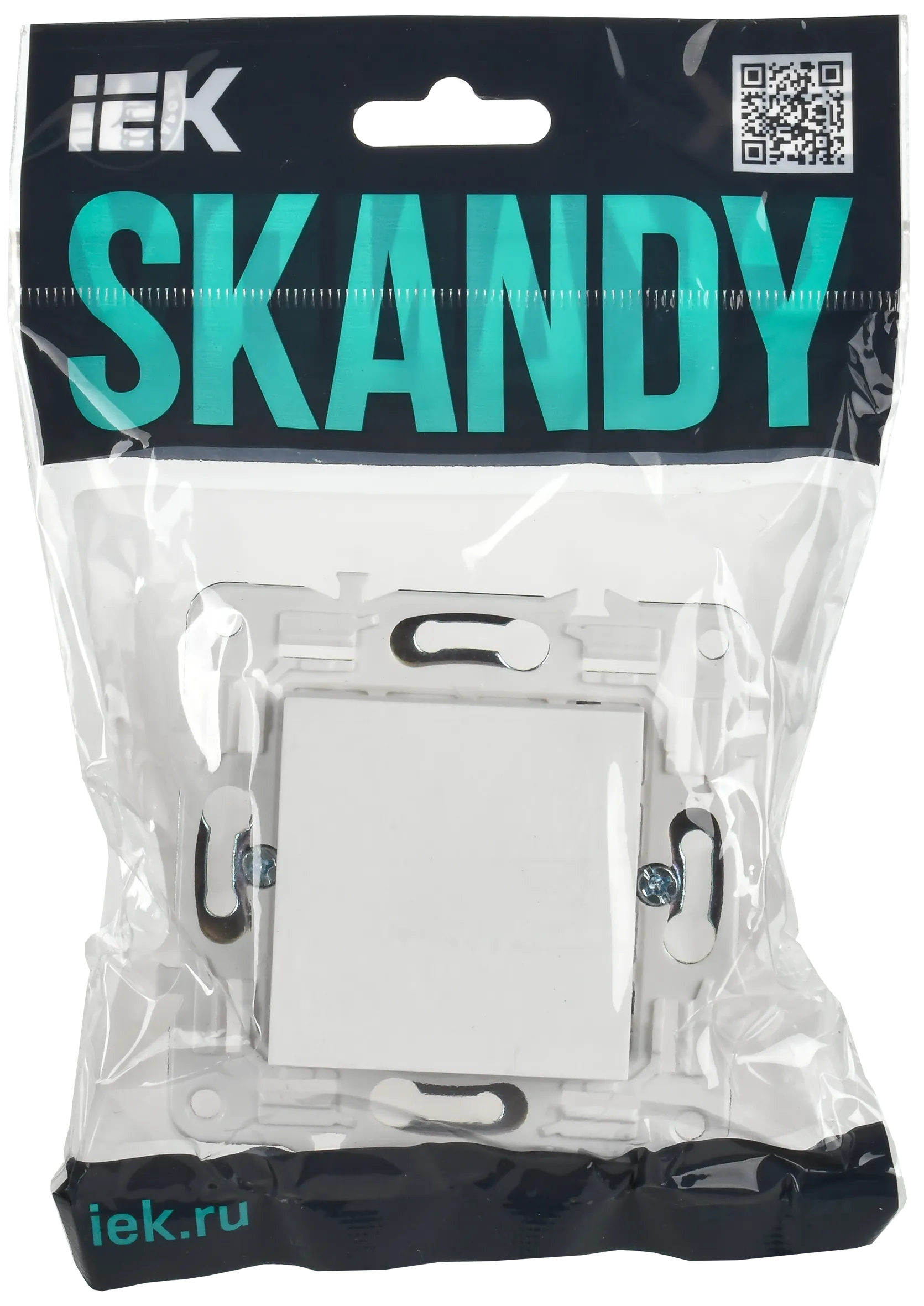 SKANDY Заглушка с суппортом SK-C01W арктический белый IEK для дома - Фото 2