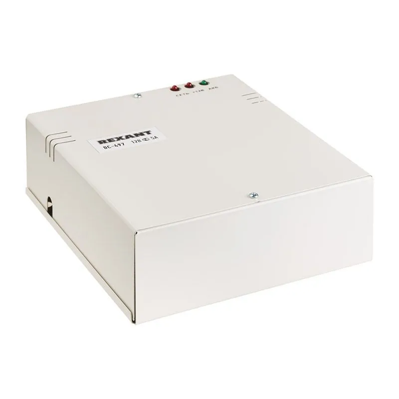 Блок питания резервированный 12В, 5А, под АКБ 7А/ ч DC-497 