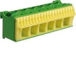 Клемма QuickConnect (6x16 + 20х4), ширина 105 мм // Hager (Цвет - Зеленый) KN26E