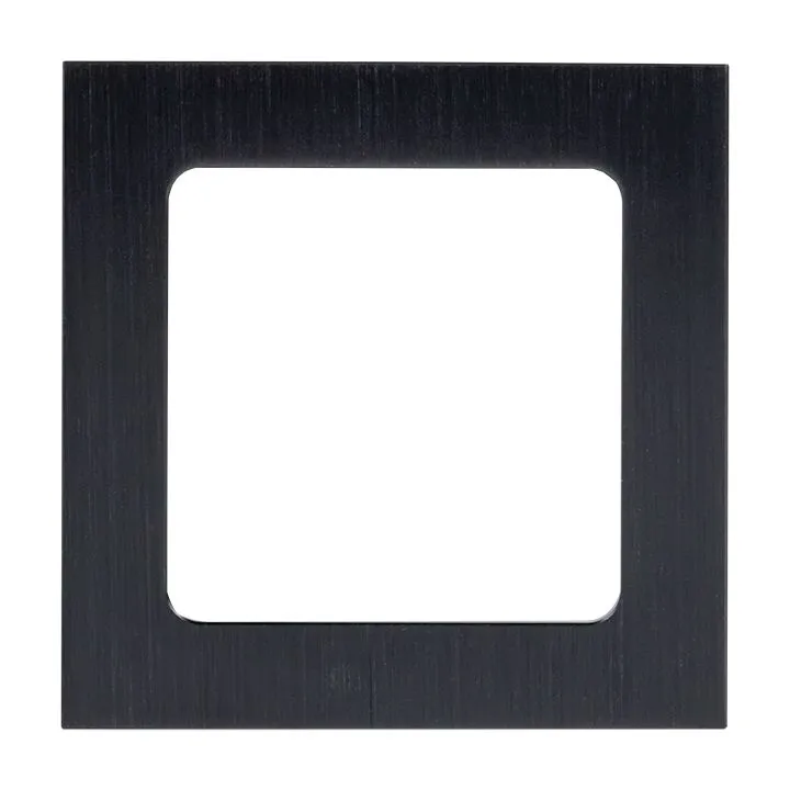 Стокгольм Рамка 1-местная металлическая черная EKF EZM-G-302-10