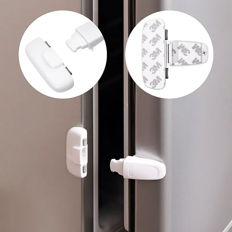 Замок-блокиратор для холодильника, белый (1 шт/уп) HALSA - Фото 3