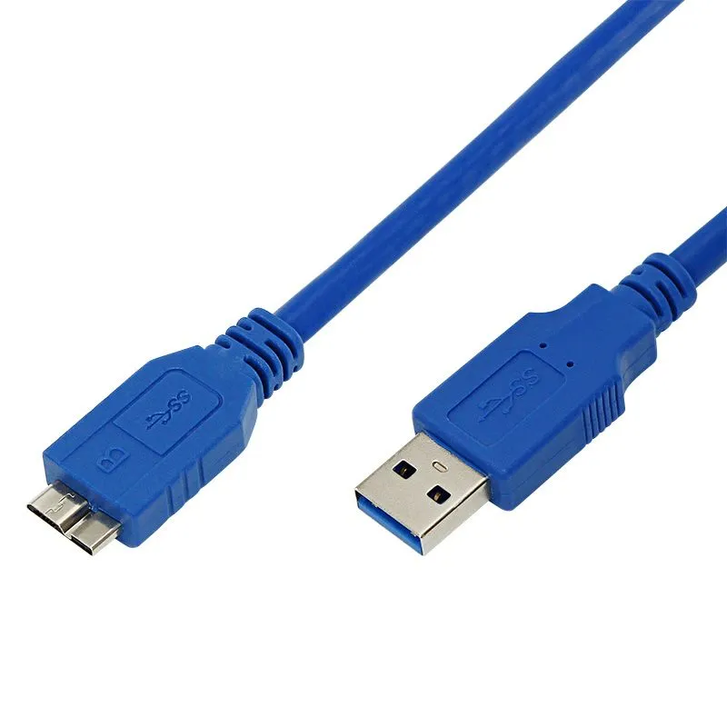 Кабель micro USB-A 3.0 штекер - USB 3.0 штекер, длина 1,5 метра, синий (PE пакет) REXANT 18-1634