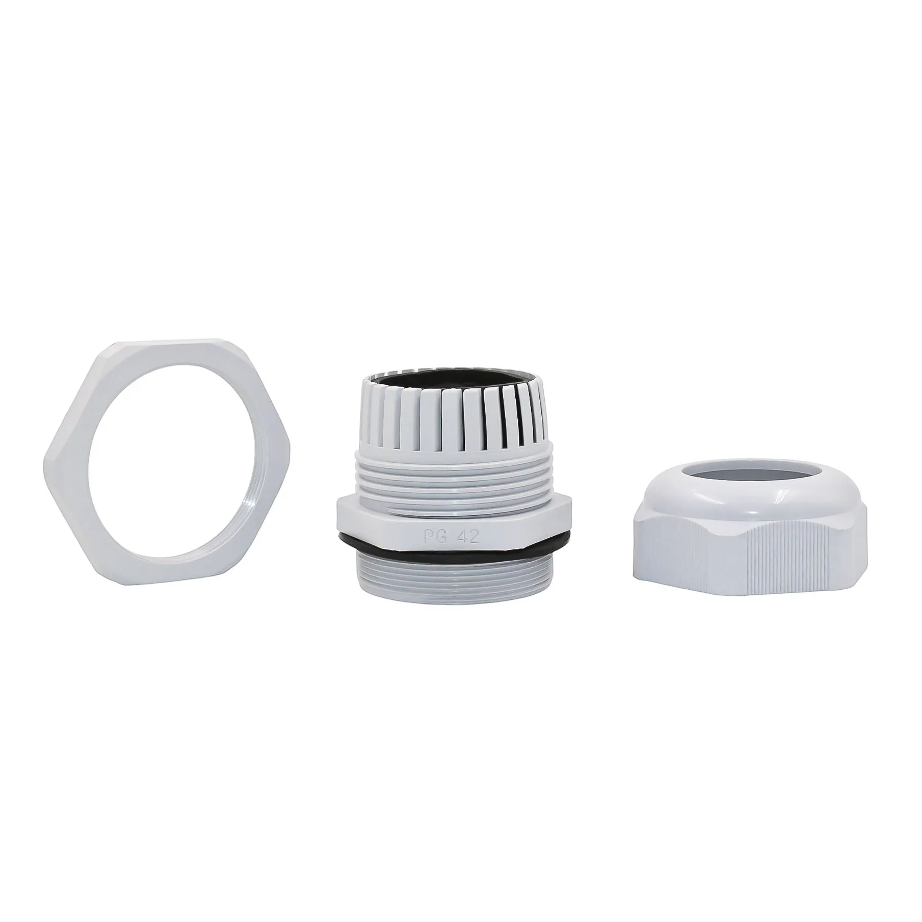 Ввод кабельный PG-42 серый, нейлон, IP68 (d кабеля 32-38 мм) - Фото 3