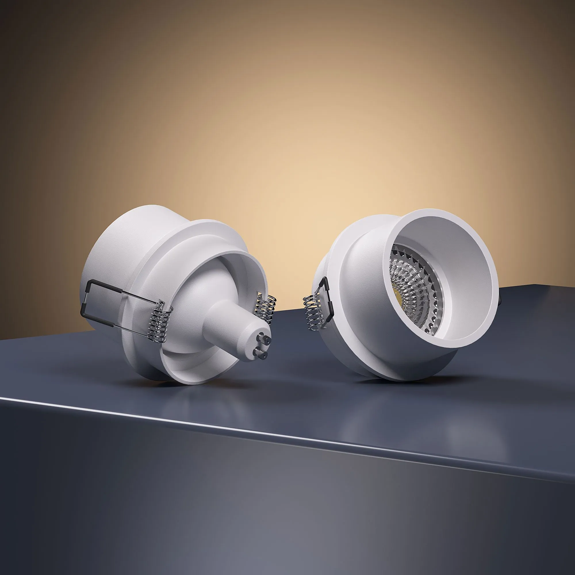 Светильник встраиваемый 25004/01 GU10 белый 25004/01 Elektrostandard - Фото 7