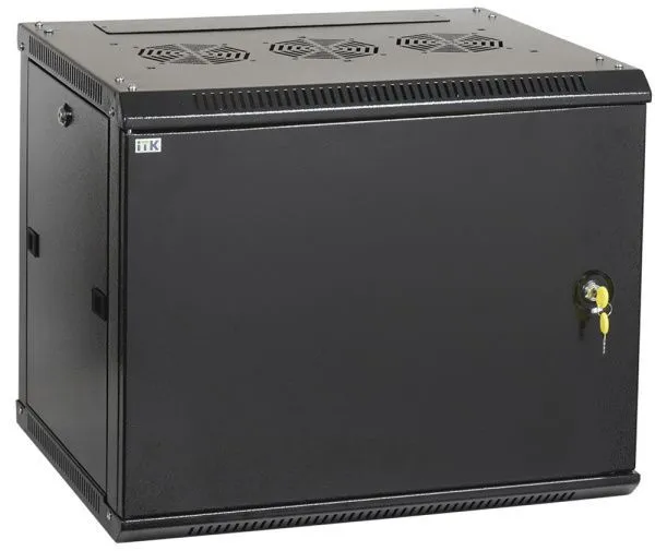 ITK Шкаф настенный LINEA W 15U 600х450мм дверь металл RAL 9005