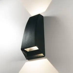 Светильник светодиодный уличный настенный 1016 TECHNO черный Elektrostandard a032763