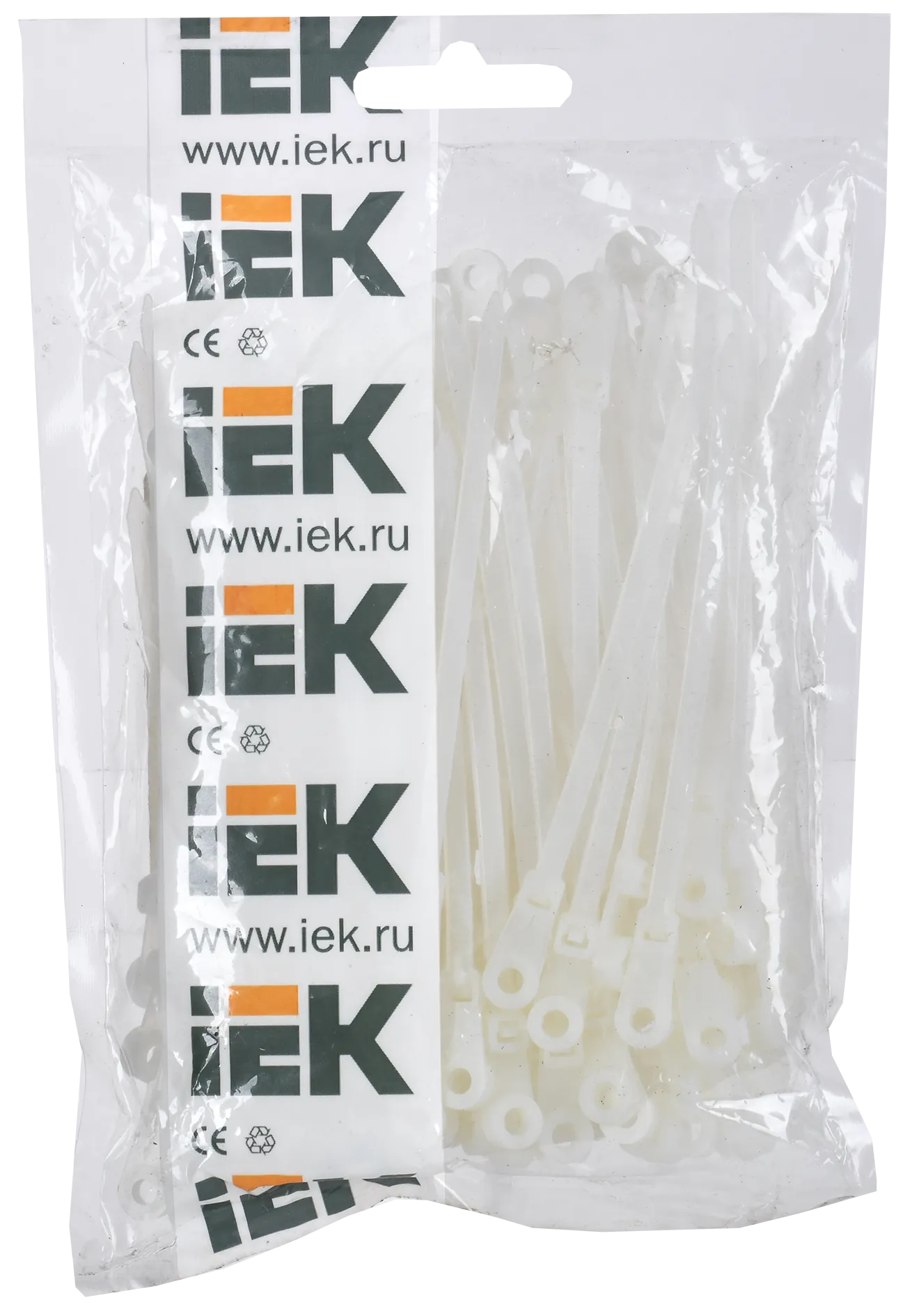 Хомут с отверстием для крепления ХОК3,5х100 (100шт/упак) IEK - Фото 2